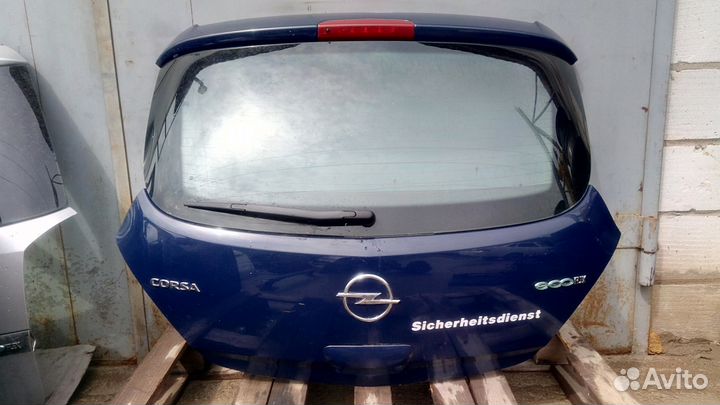 Крышка багажника Купе Корса Д цвет Темно синий