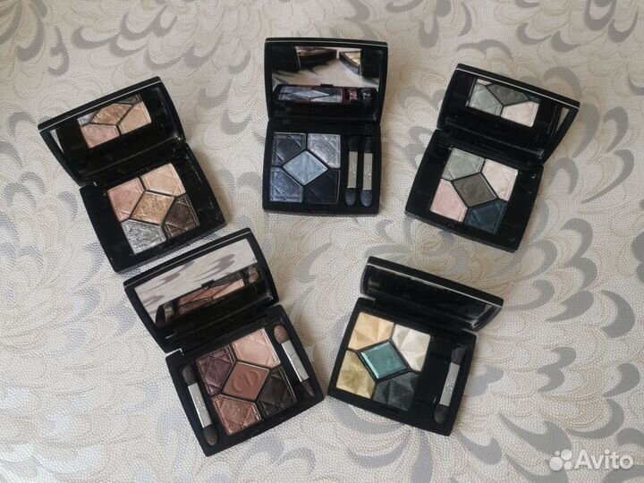 Тени dior 5 couleurs 796. Б/у