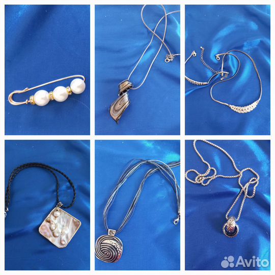 Подвески,серьги броши