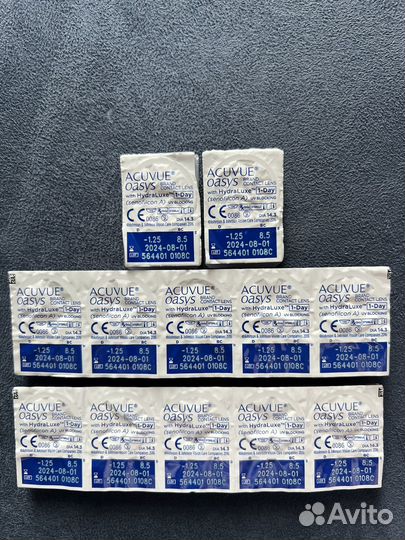 Линзы контактные однодневные acuvue -1.25
