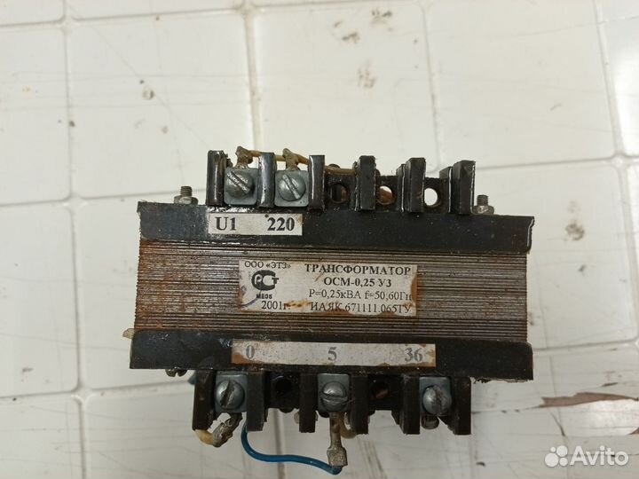 Понижающий трансформатор 220-36в