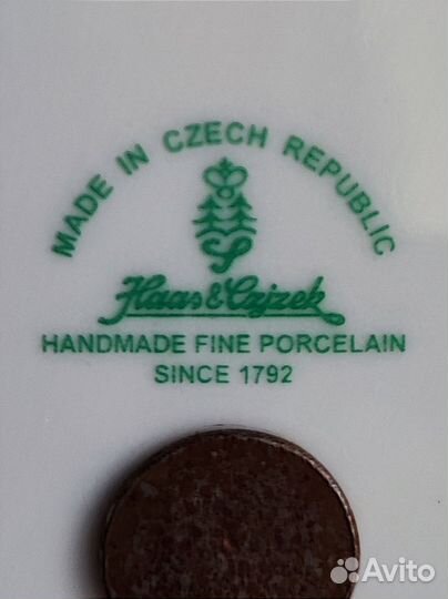 Конфетница фруктовница 3х ярусная фарфор