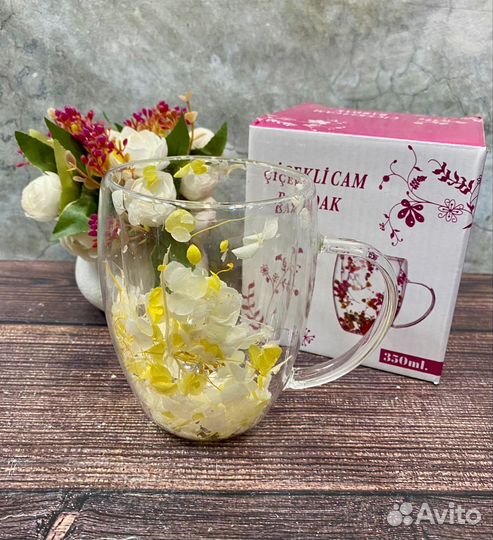 Кружка с двойными стенками