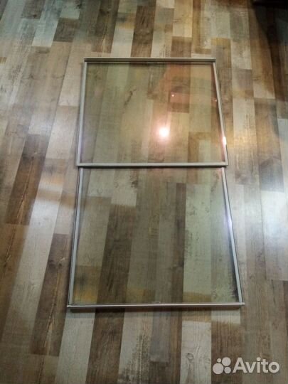 Двери створки стеклянные для морозилки ларя холод