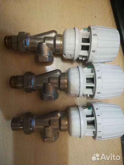 Термоклапан и термоголовка Danfoss в сборе