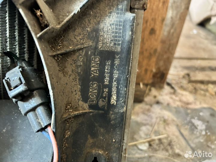 Радиатор с вентиляторами дэу леганза 2.0 АКПП