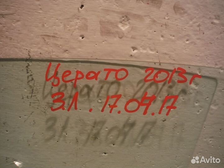 Стекло двери задней левой KIA Cerato 2012