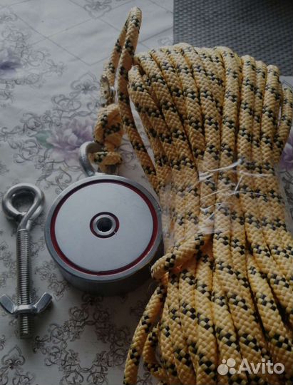 Поисковый магнит f-400x2 + 20м верёвки и сумка