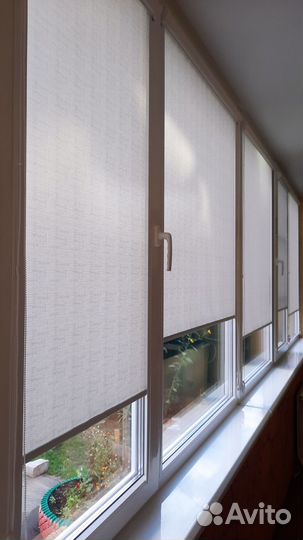 Рулонные шторы / Замер и установка