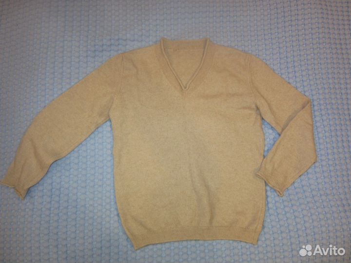 Теплый джемпер кашемир на 7-9 лет