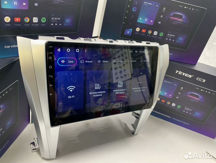 Магнитола на андройде Teyes 3/32 для Toyota