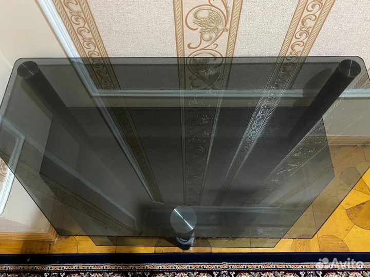 Стеклянная тумба под тв телевизор