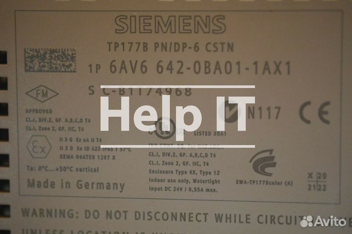 Панель оператора Siemens 6AV6 642-0BA01-1AX1