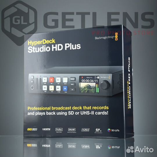 Blackmagic HyperDeck Studio HD Plus Видеорекордер