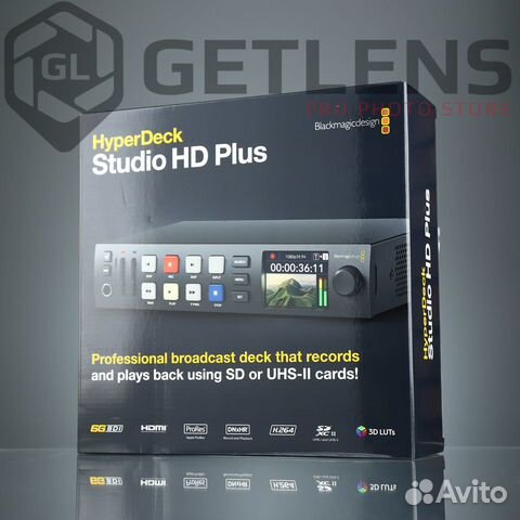 Blackmagic HyperDeck Studio HD Plus Видеорекордер