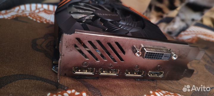 Видеокарта gtx 1070 ti gigabyte 16gb