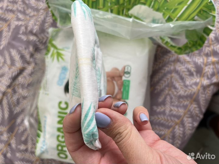 Подгузники трусики L organic bamboo