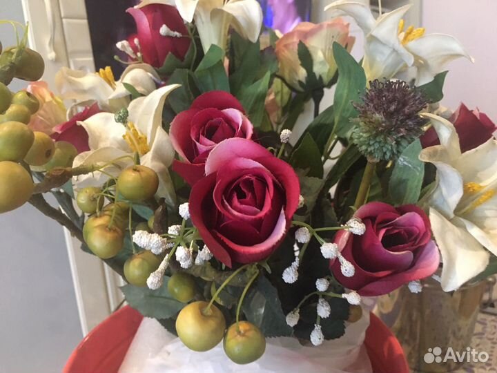 Букет из искусственных цветов - высокого качества