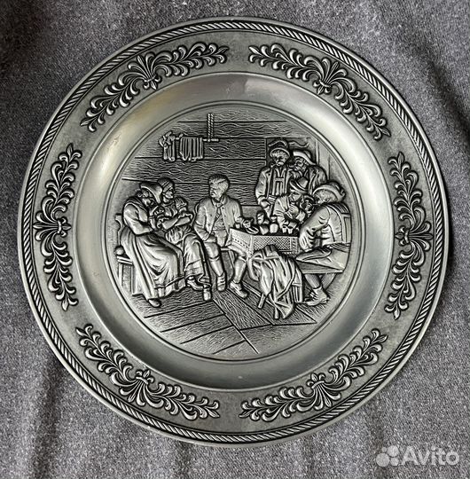 Тарелка оловянная, Германия