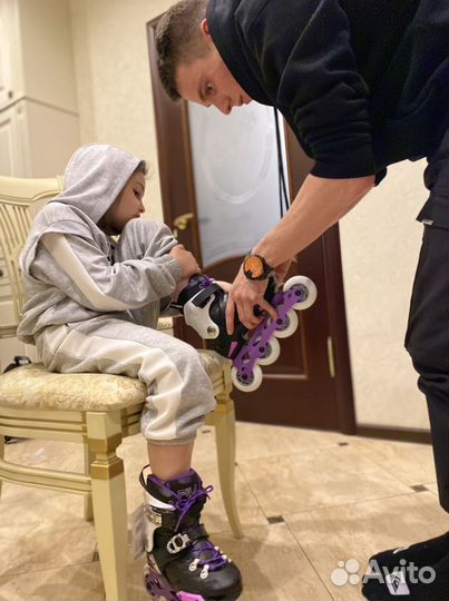 Обучение катанию на роликах. Тренер, инструктор