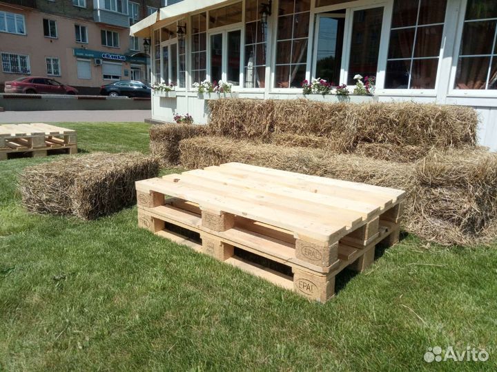 Сено,солома в брикетах