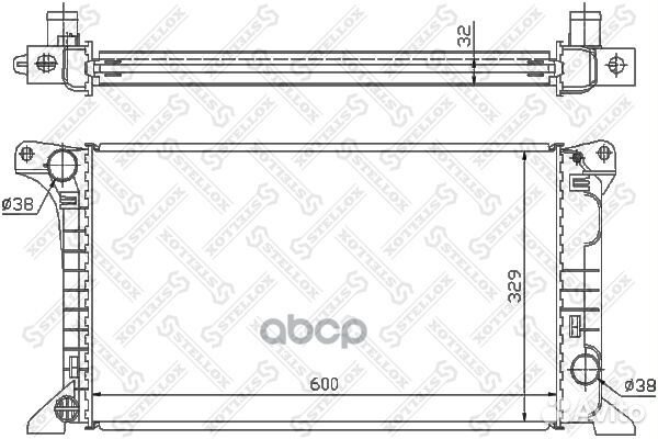 Радиаторы сист.охлажденияstellox 1025090SX Ste