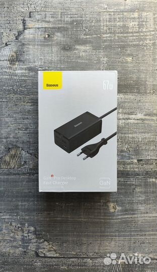 Зарядное устройство Baseus GaN5 67W Desktop + hdmi