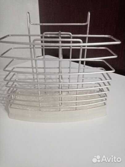 Подставка для зубных щеток хромированная