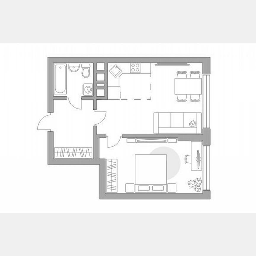 1-к. квартира, 47,2 м², 23/23 эт.