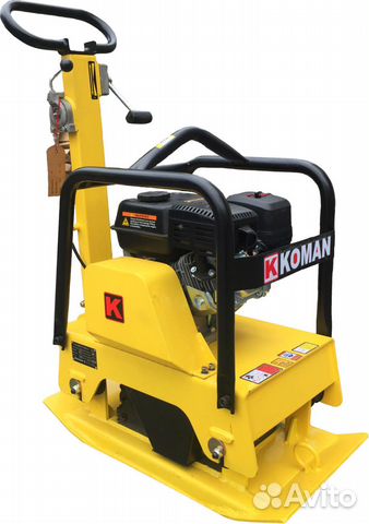 Виброплита бензиновая реверсивная