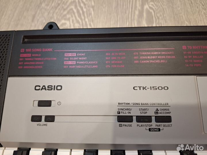 Синтезатор casio ctk 1500