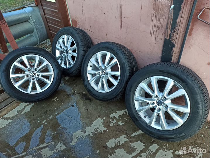 Диски шины VW Toureg 255/55R18 Hankook