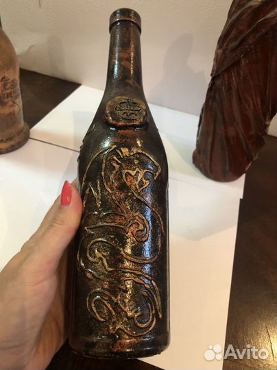 Бутылки декупаж