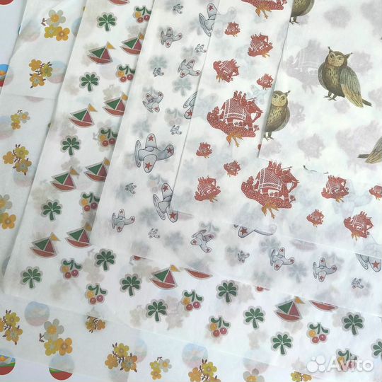 Печать упаковочной бумаги с логотипом. Заказать