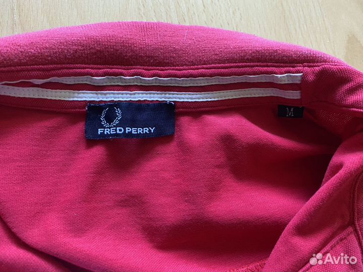 Футболка fred perry красная M