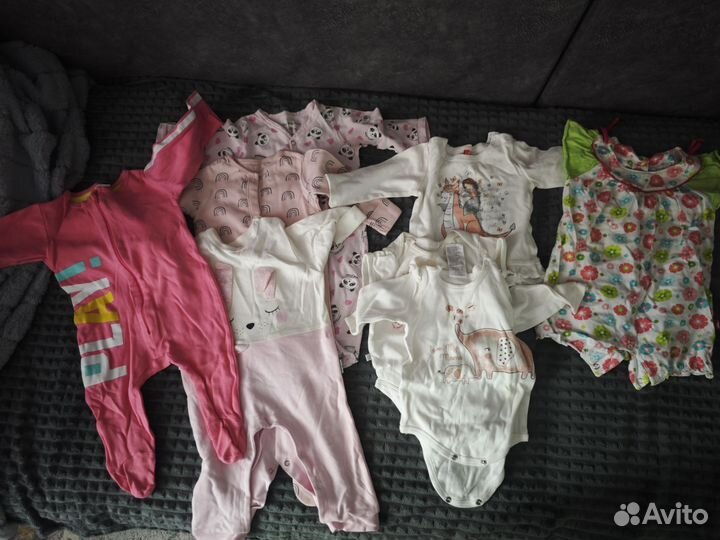 Пакет одежды (большой) на девочку размер 56-80
