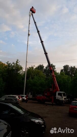 Аренда и услуги телескопической автовышки, 200 кг, 16 м