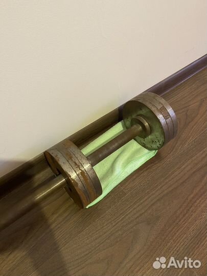 Штанга с блинами