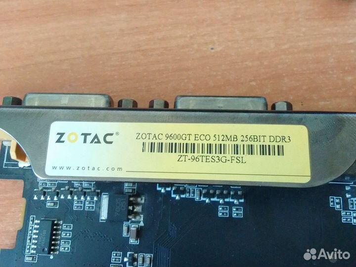 Видеокарта Nvidia 9600 GT