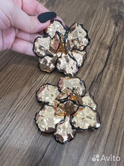 Серьги нарядные бижутерия