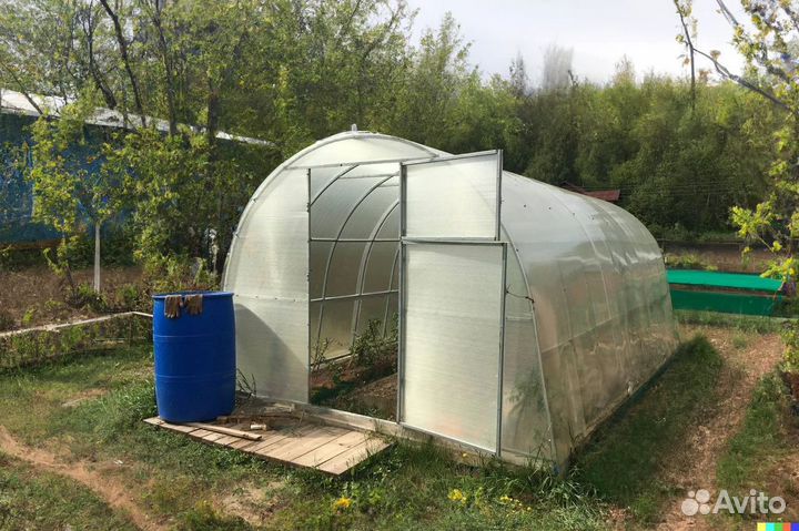 Теплица арочная оцинкованная под поликарбонат