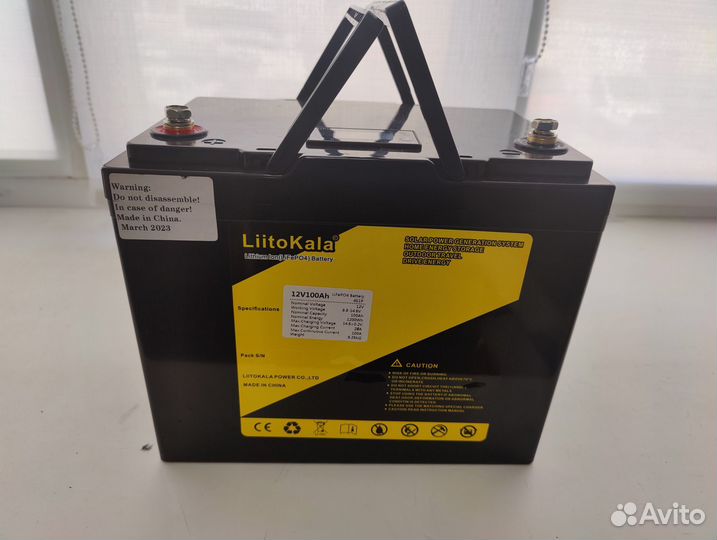 Аккумулятор Liitokala 12v, 100a\H