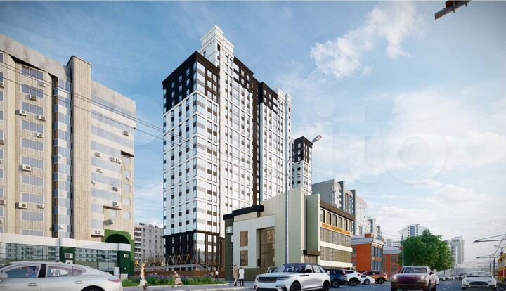 2-к. квартира, 60,3 м², 8/25 эт.