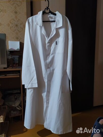 Халат мужской белый лабораторный