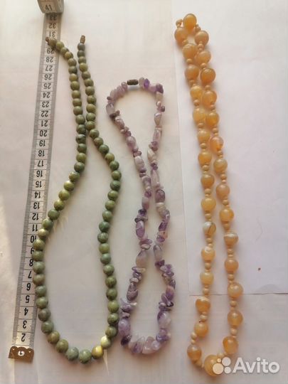 Бусы из натуральных камней