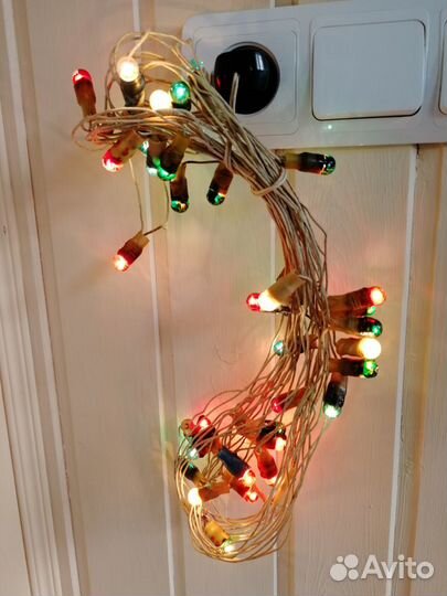 Гирлянда елочная СССР