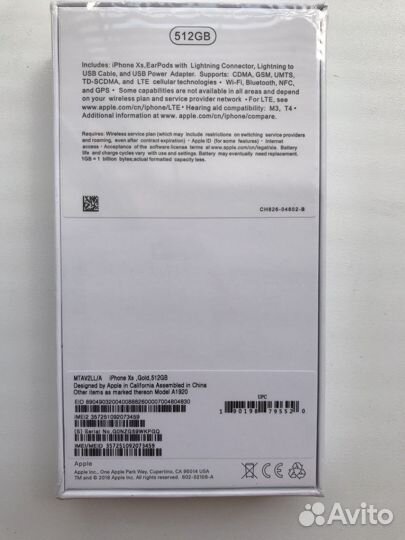 Apple iPhone xs 512 gold