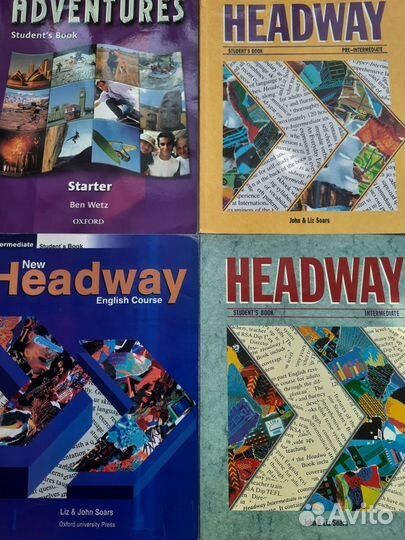 Учебники английского языка headway и adventures