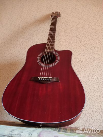 Гитара Flight /красное дерево/ обмен
