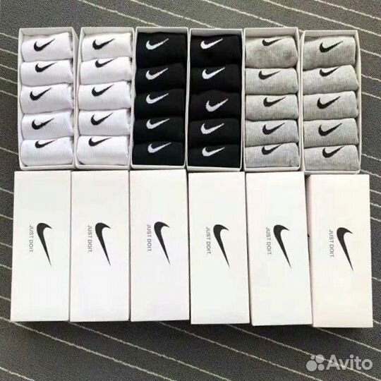Мужские носки nike 10 пар
